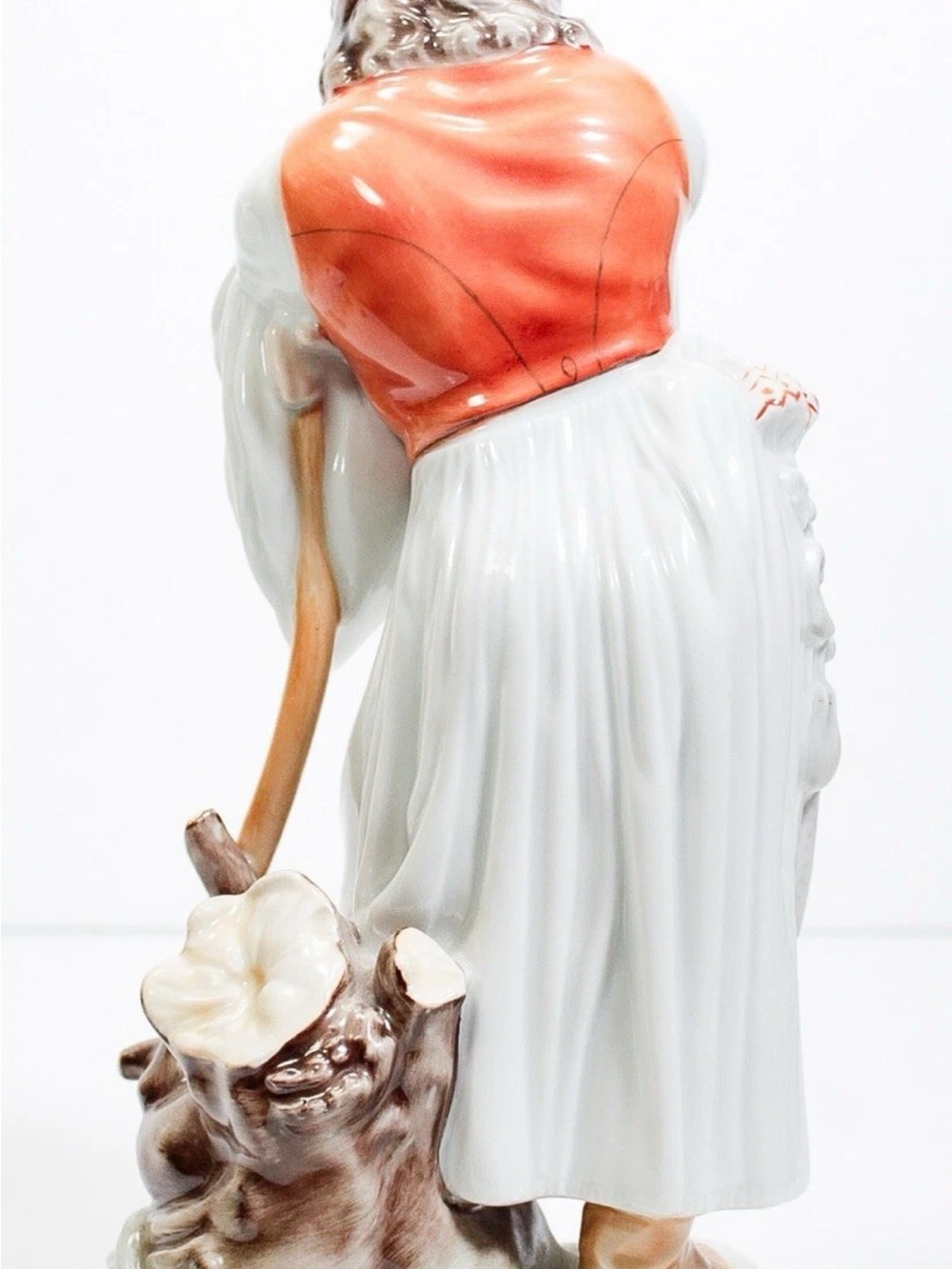 Herend Hungary VintagePorcelain Figurine Handpainted mournful Shepherd - Picture 11 of 16